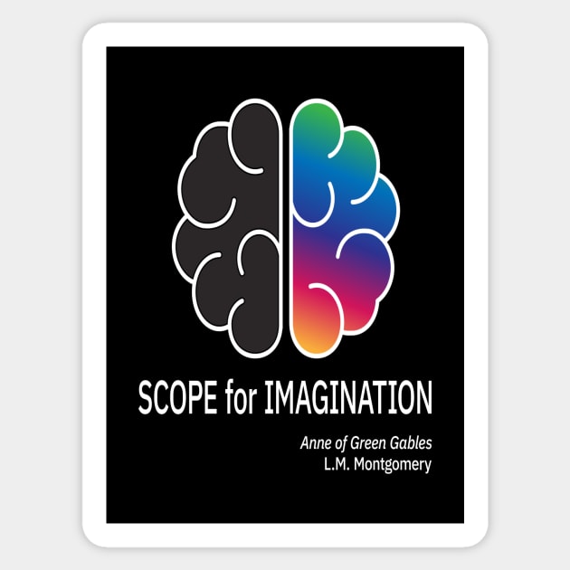 Scope for Imagination Sticker by UltraQuirky